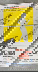 1965 How to Murder Your Wife Movie Litho / Poster