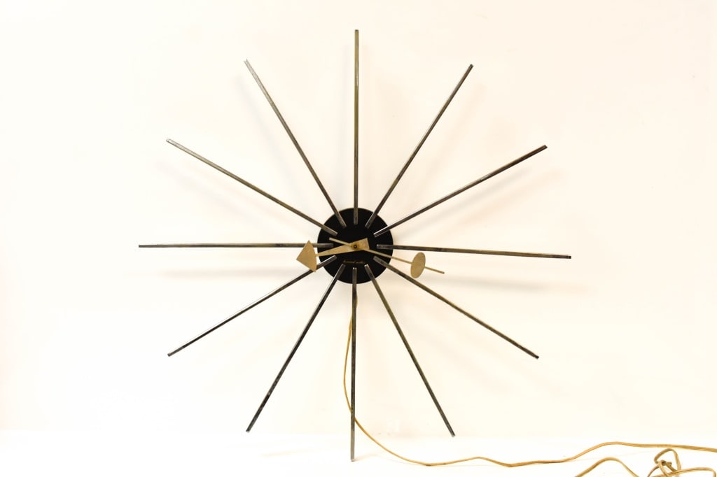 George Nelson Howard Miller Spike Wall Clock 1955 (1 of 6)