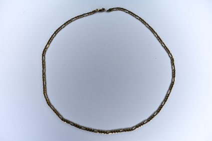 10K Yellow Gold Link Necklace 17.1 Grams