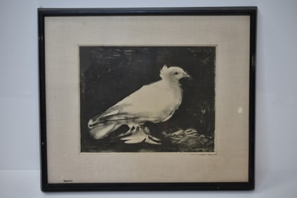 Pablo Picasso Lithograph La Colombe 1881-1973