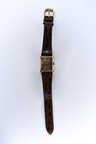 14K Yellow Gold Elgin Men's Wristwatch