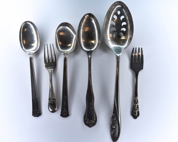 Sterling Silver Baby and Other Flatware 6.2 OZT