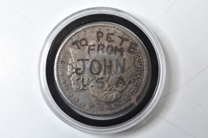 1921 Morgan Dollar S (With Message)