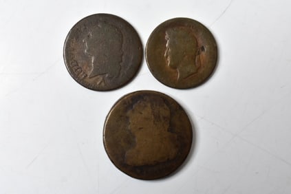 French Colonies 5 Centimes & 12 Denier
