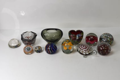 Holme Gaard & Art Glass Paperweight Collection