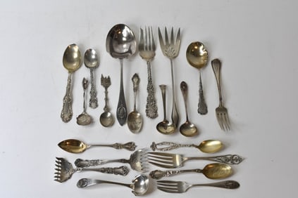 Sterling Silver Flatware Collection 20.09 OZT