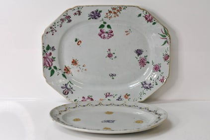 Chinese Porcelain Platters (18th Century)
