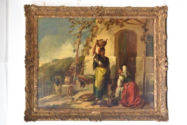 Thomas Kent Pelham Oil on Canvas (1860 UK) (1 of 11)