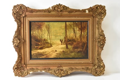 Antique German KPM Style Porcelain Plaque