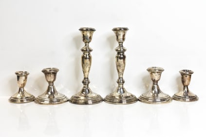 Weighted Sterling Candlesticks