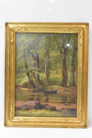 C.H. Sherman Painting Salmagundi Newcomb-Macklin