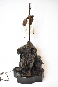 Antique Bronze Sculpture of Columbus