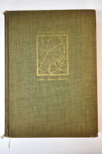The Birds of America by J.J. Audubon-1937 Edition: A beautifully produced edition of one of America’s most celebrated natural history works, The Birds of America by John James Audubon, published by The Macmillan Company, New York, 1937. This edition