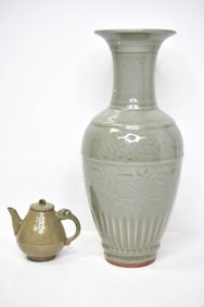 Chinese Ming Dynasty Celadon Porcelain