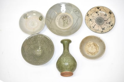 Chinese Ming Dynasty Celadon Porcelain & More