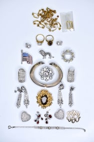 Rhinestone & Costume Jewelry (Vintage and Antique)