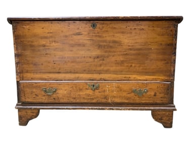 Antique Blanket Chest with Drawer