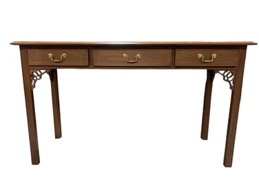 Chippendale Style Mahogany Console Table