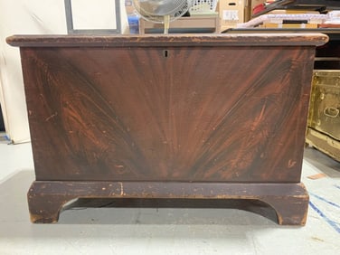 Antique Paint Decorated Chest Circa 1875