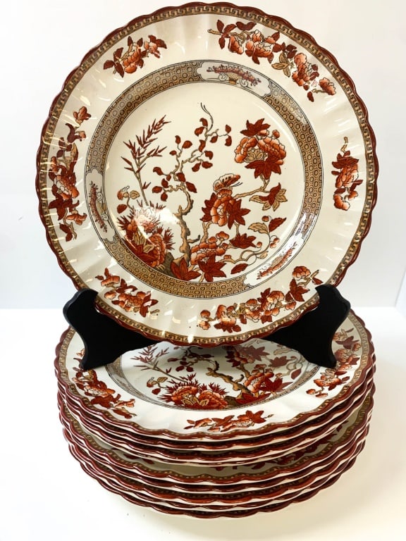 Spode Transferware Plates Circa 1880-1900 (1 of 2)