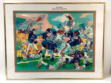 LeRoy Neiman 1987 Superbowl Print
