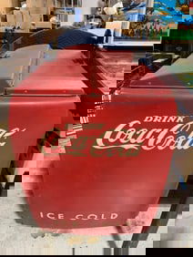 Coca-Cola Cooler Refrigerated Chest (Vintage)
