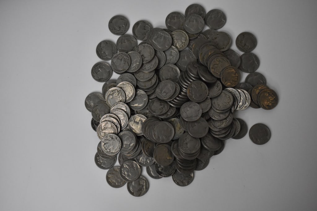 $10 Face Value of Buffalo Nickels (1 of 6)