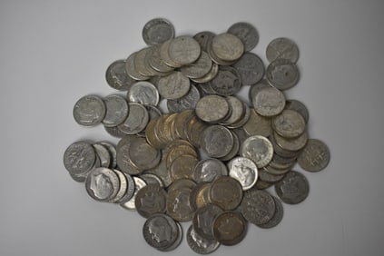 $10 Face Silver Roosevelt Dimes