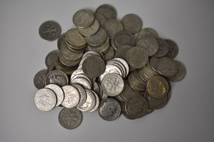 $10 Face Silver Roosevelt Dimes
