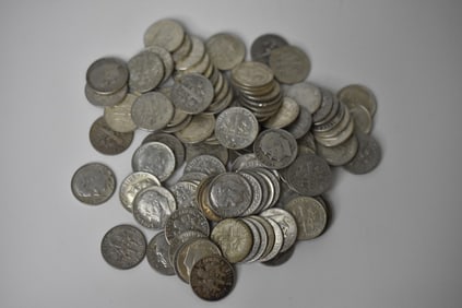 $10 Face Silver Roosevelt Dimes