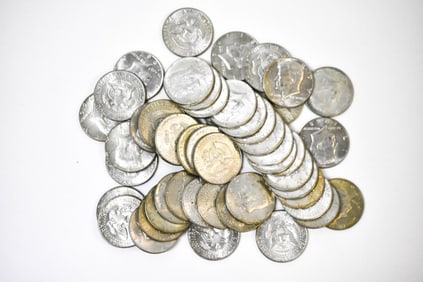 $24.50 Face 40% Silver Kennedy Half Dollars