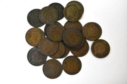 22 Indian Head Pennies