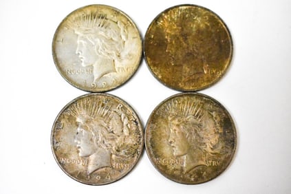 1924 Silver Peace Dollars