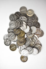 $8.00 Face Silver Mercury Dimes