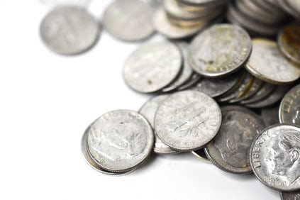 $13.40 Face 90% Roosevelt Dimes