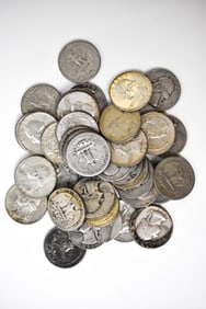 $10 Face 90% Washington Quarters