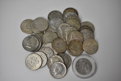 $17.50 Face 90% Silver Kennedy Half Dollars