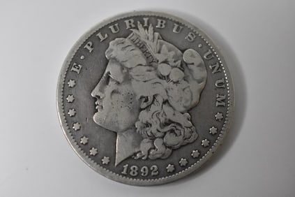 1892 s Morgan Silver Dollar