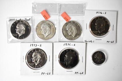Eisenhower & Susan B Anthony Dollars