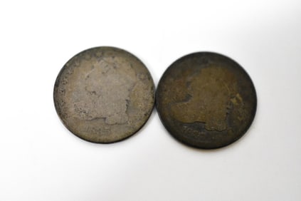 1835 1837 Capped Bust Silver Dimes
