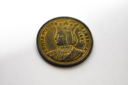 1893 Columbian Silver QUARTER Dollar