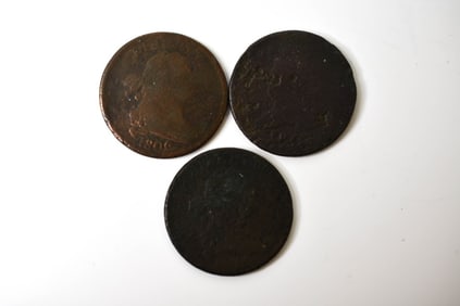 US 1804 1806 1809 Half Cents
