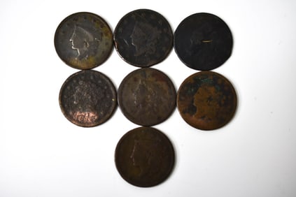 7 US Large Cents