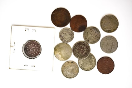 2 3 Cents Shielded & V Nickels