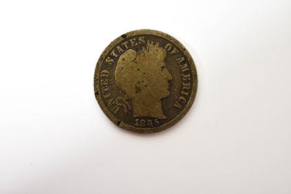 1895 s Silver Barber Dime