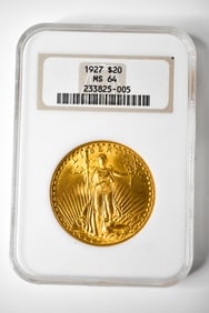 $20 Saint-Gaudens Double Eagle MS64 1927