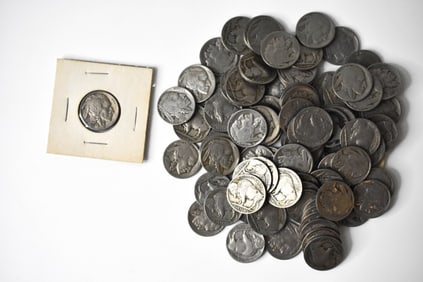 76 Dated Buffalo Nickels