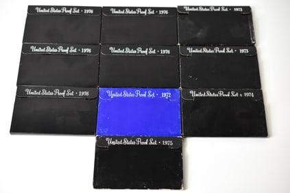 1972 to 1976 US Proof Sets