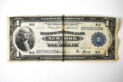 1918 Large $1 Silver Certificate Federal Reserve
