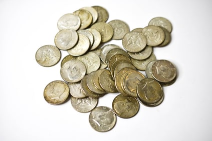 $23 Face in Silver Kennedy Half Dollars
